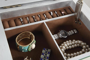 Contemporary Antique Silver Jewelry Armoire