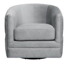 Load image into Gallery viewer, Modern Grey Swivel Accent Chair