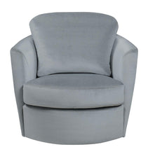 Load image into Gallery viewer, Casual Grey Swivel Accent Chair