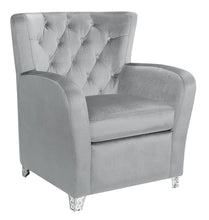 Load image into Gallery viewer, Contemporary Grey Accent Chair