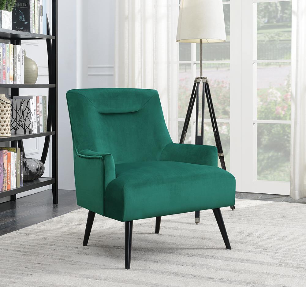 Mid-Century Modern Green Accent Chair