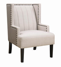 Load image into Gallery viewer, Traditional Light Beige Accent Chair