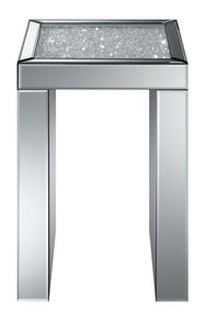 Contemporary Mirrored Side Table