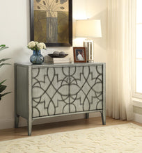 Load image into Gallery viewer, Transitional Silver Two-Door Accent Cabinet