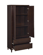 Load image into Gallery viewer, Transitional Rustic Tobacco Accent Cabinet