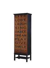 Load image into Gallery viewer, Transitional Rich Brown and Black Accent Cabinet