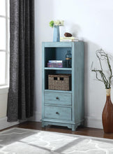 Load image into Gallery viewer, Rustic Blue Accent Cabinet