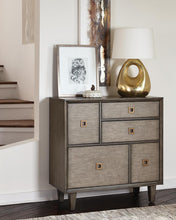 Load image into Gallery viewer, Rustic Weathered Grey Accent Cabinet