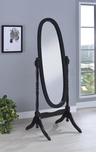 Load image into Gallery viewer, Transitional Black Cheval Mirror