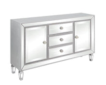 Load image into Gallery viewer, Metallic Platinum Accent Cabinet