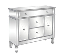 Load image into Gallery viewer, Contemporary Silver Accent Cabinet