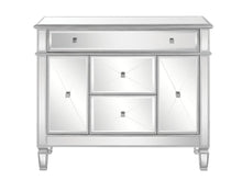 Load image into Gallery viewer, Contemporary Silver Accent Cabinet