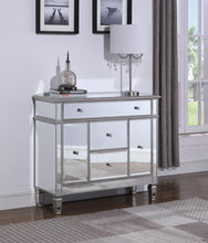 Load image into Gallery viewer, Contemporary Silver Accent Cabinet