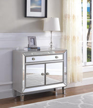 Load image into Gallery viewer, Contemporary Silver Accent Cabinet