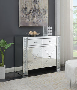 Contemporary Silver Cabinet