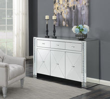 Load image into Gallery viewer, Contemporary Silver and Black Cabinet