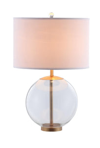 White and Clear Table Lamp