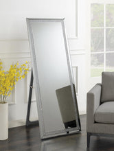 Load image into Gallery viewer, Silver Standing Cheval Mirror