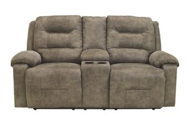 Rotation Reclining Loveseat with Console