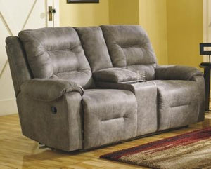 Rotation Power Reclining Loveseat with Console