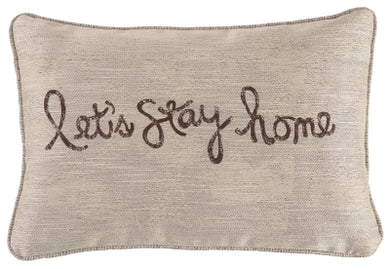 Lets Stay Home Pillow Set of 4