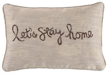 Load image into Gallery viewer, Lets Stay Home Pillow Set of 4