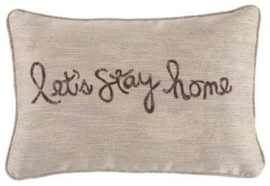 Lets Stay Home Pillow Set of 4