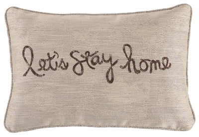 Lets Stay Home Pillow