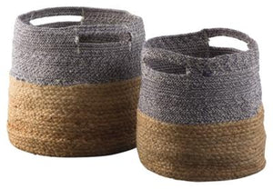 Parrish Parrish NaturalBlue Basket Set of 2