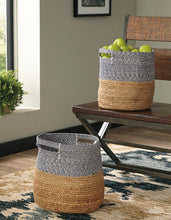 Load image into Gallery viewer, Parrish Parrish NaturalBlue Basket Set of 2