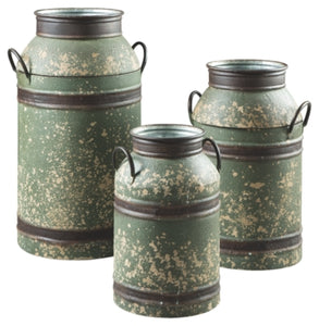 Elke Milk Can Set of 3