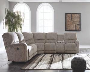 Pittsfield 3Piece Reclining Sectional with Power