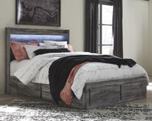 Load image into Gallery viewer, Baystorm Queen Panel Bed with 4 Storage Drawers