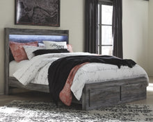 Load image into Gallery viewer, Baystorm Queen Panel Bed with 2 Storage Drawers