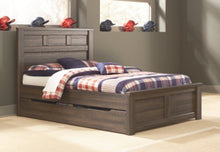 Load image into Gallery viewer, Juararo Full Panel Bed with Trundle or 1 Large Storage Drawer