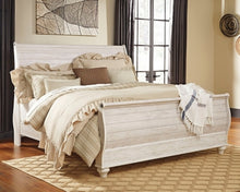 Load image into Gallery viewer, Willowton King Sleigh Bed