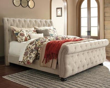 Load image into Gallery viewer, Willenburg California King Upholstered Sleigh Bed