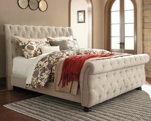 Willenburg King Upholstered Sleigh Bed