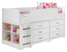 Load image into Gallery viewer, Lulu Twin Loft Bed with 6 Drawer Storage