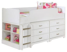 Load image into Gallery viewer, Lulu Twin Bunk Bed with Mattress and Pillow