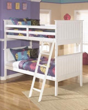 Load image into Gallery viewer, Lulu Twin Bunk Bed with Mattress and Pillow