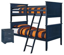 Load image into Gallery viewer, Leo Bunk Bed and Nightstand