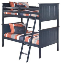 Load image into Gallery viewer, Leo Twin Bunk Bed with 2 Nightstands