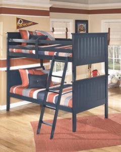 Leo Twin Bunk Bed with Mattress and Pillow