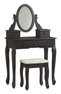 Huey Vineyard Vanity and Mirror with Stool