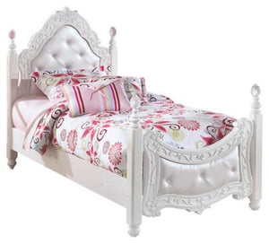 Exquisite Twin Poster Bed