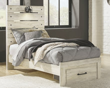 Load image into Gallery viewer, Cambeck Twin Panel Bed with 1 Storage Drawer