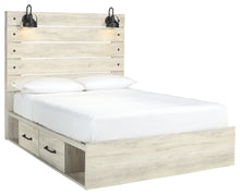 Load image into Gallery viewer, Cambeck Queen Panel Bed with 2 Storage Drawers