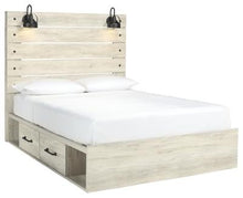 Load image into Gallery viewer, Cambeck Queen Panel Bed with 2 Storage Drawers