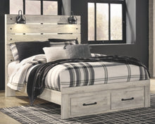 Load image into Gallery viewer, Cambeck Queen Panel Bed with 2 Storage Drawers